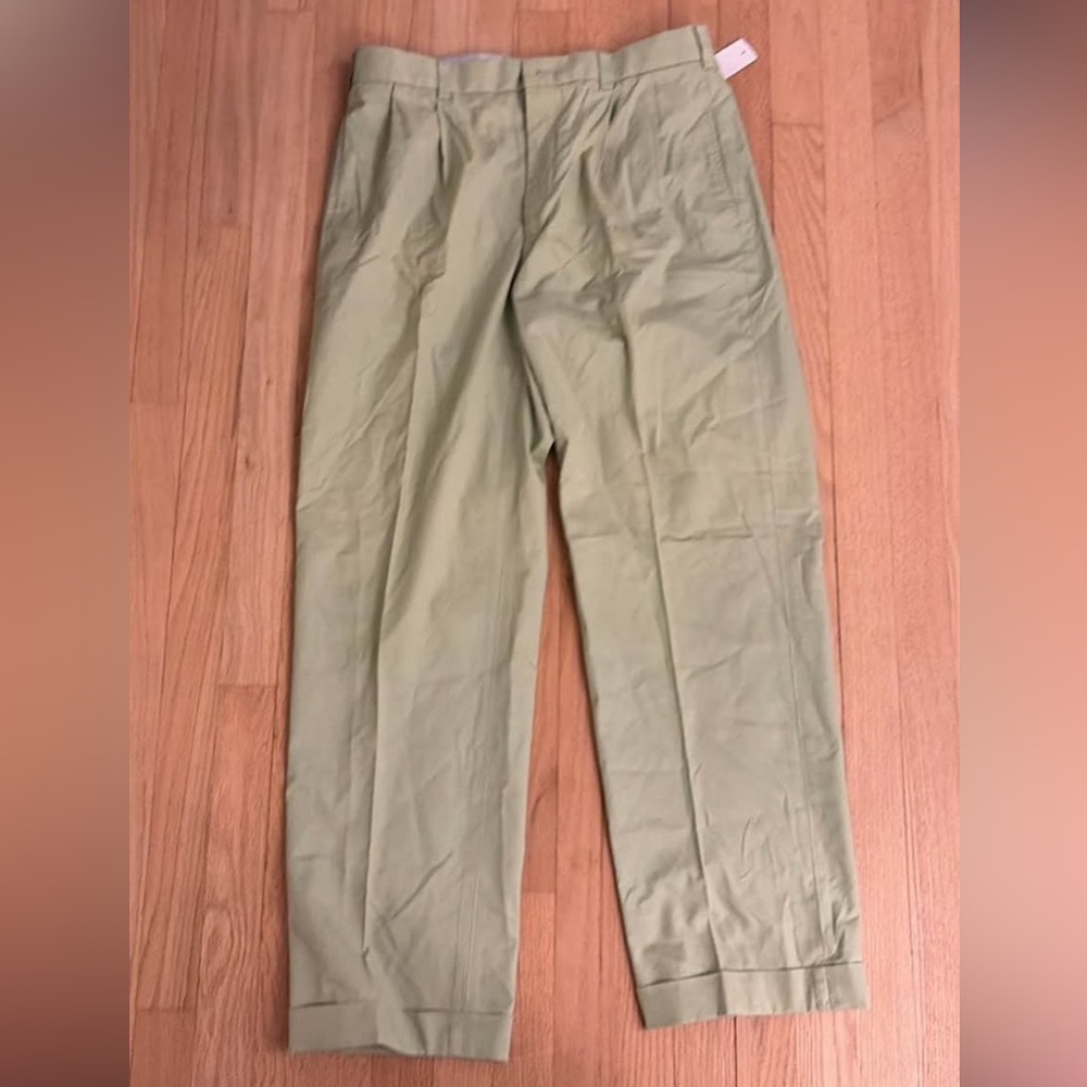 Brooks Brothers Mens Dress Pants Green W33 L30